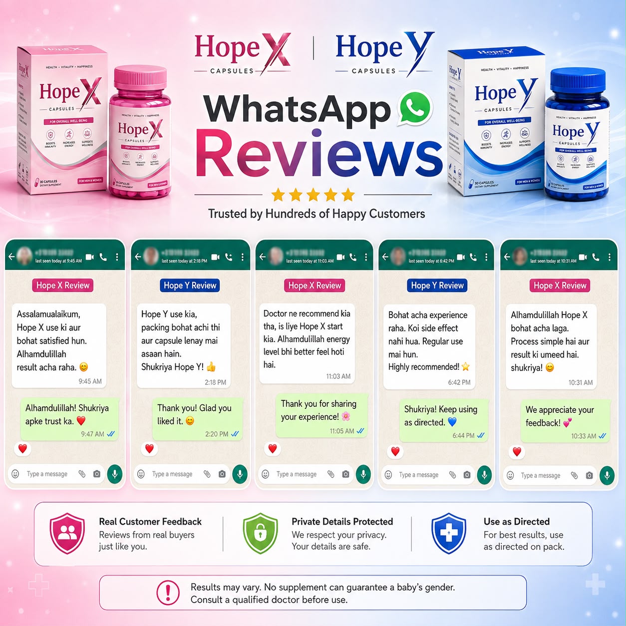 Baby Hope X & Y Family Wellness Capsules – 30 Capsules