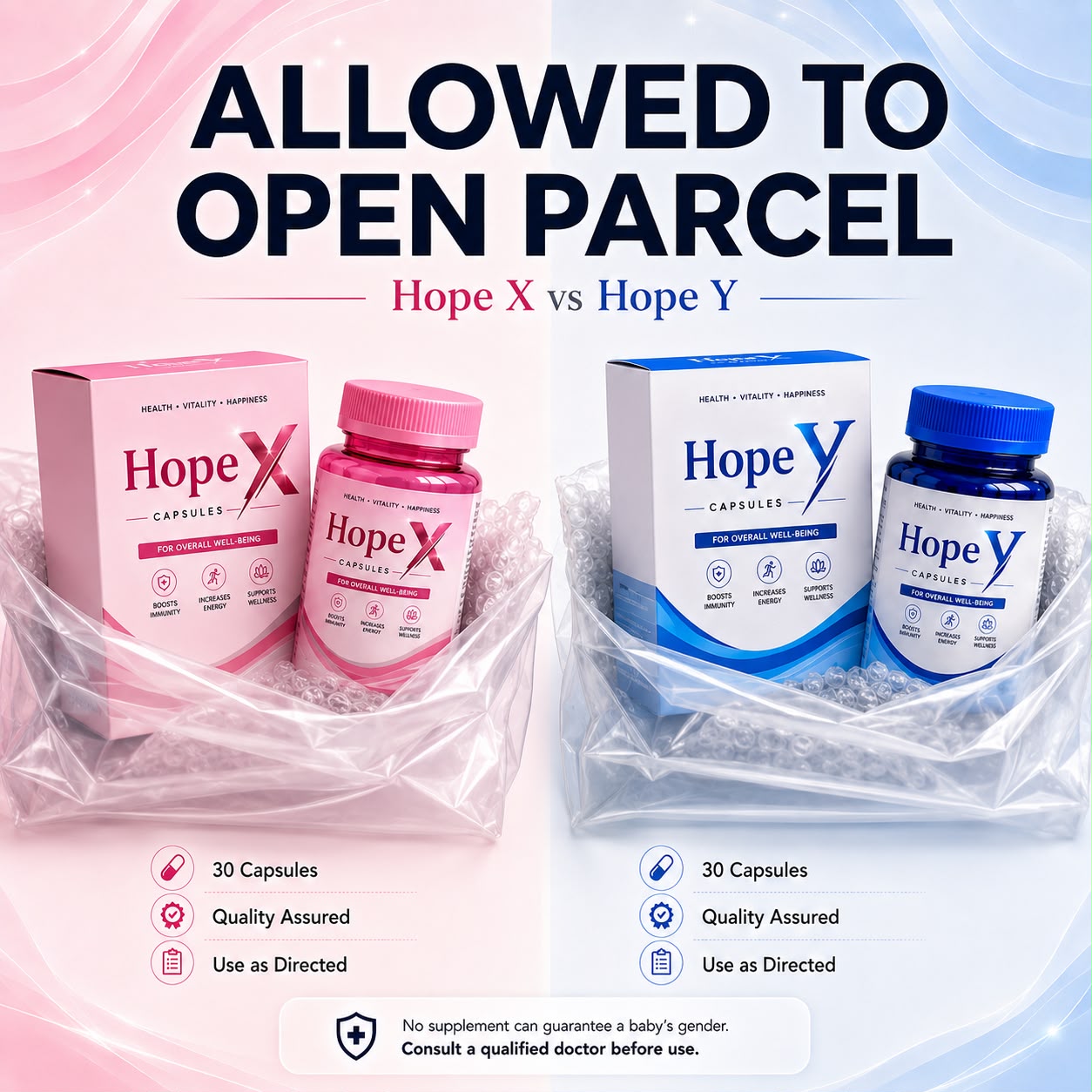 Baby Hope X & Y Family Wellness Capsules – 30 Capsules