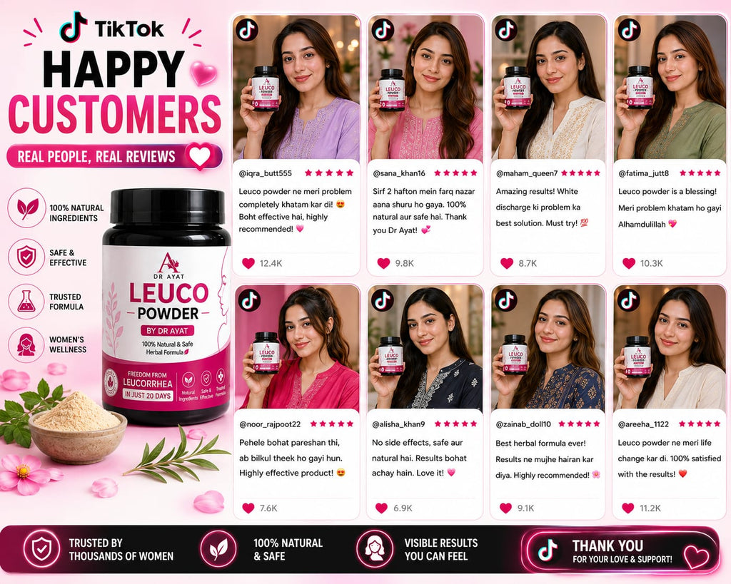 LEUCO POWDER   120 GRM -  LEUKORRHEA & WHITE DISCHARGE FROM (UK)
